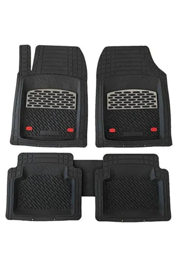 Fiat Punto 2010 İLE TAM uyumlu 4D Havuzlu Üniversal Yeni Nesil KALİTELİ Paspas Siyah - 4D car mat